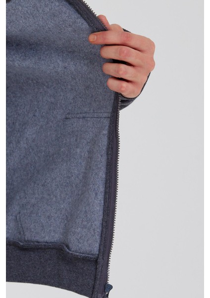 Age Of State Nakışlı 3 Iplik Sweatshirt Antrasit