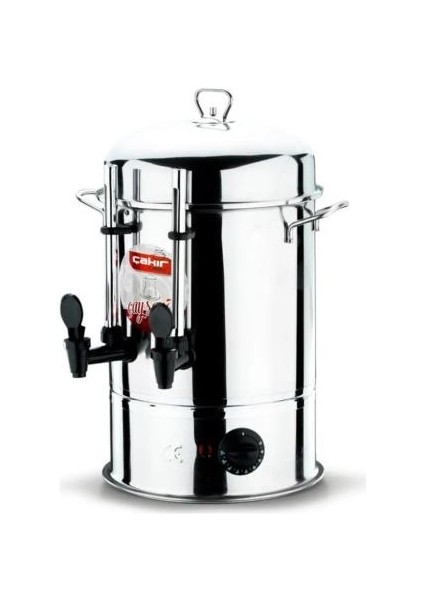 Çelik Endüstriyel Göstergeli Çay Kazanı 50 Bardaklı