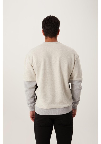 Erkek Çift Sweatshirt Gri Melanj modelleri