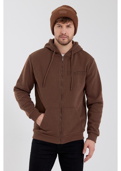 Age Of State Nakışlı 3 Iplik Sweatshirt Kahverengi fırsatları
