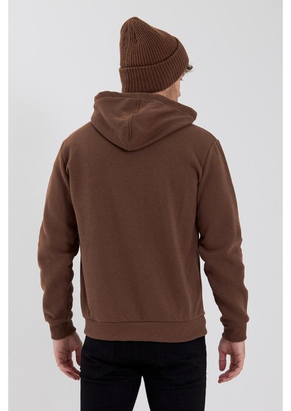 Age Of State Nakışlı 3 Iplik Sweatshirt Kahverengi indirimleri
