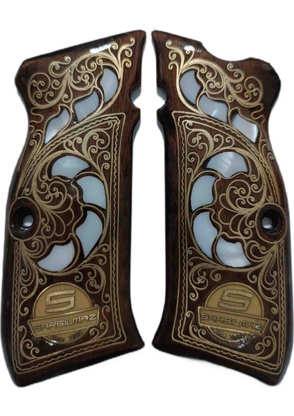 Sarsılmaz Kılınç 2000 Mega Işlemeli Ahşap Kabze