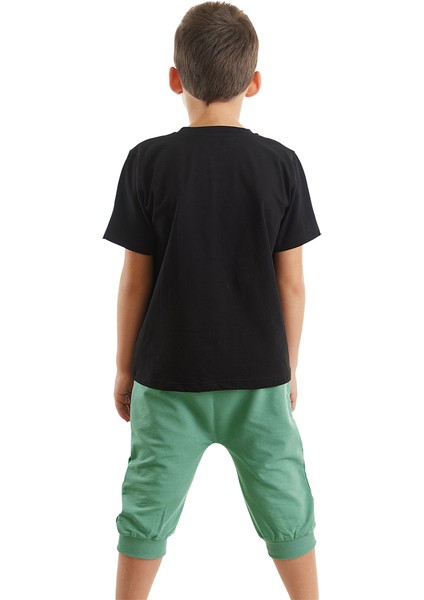 Dozer Yolda Erkek Çocuk T-Shirt Kapri Şort Takım