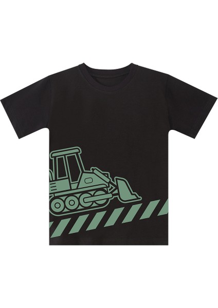 Dozer Yolda Erkek Çocuk T-Shirt Kapri Şort Takım