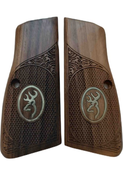 Browning 14 Lü Zig 14 Lü Yavuz 14 Lü Lazerle Işlemeli Logolu Kabze