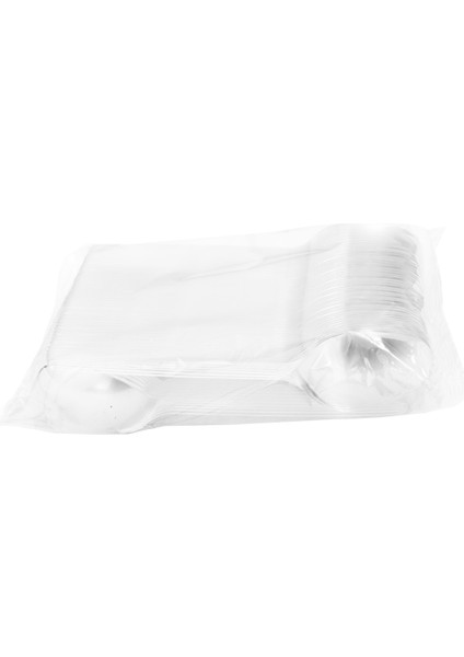 Plastik Şeffaf Standart Büyük Kaşık - 100 Adet