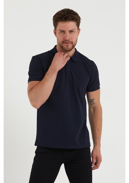 Erkek Regular Fit Polo Yaka 5li T-Shirt Siyah fırsatları