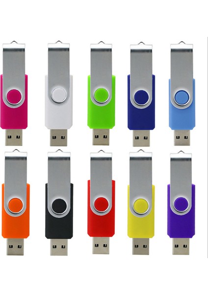 Flash Sürücü USB 2.0 Veri Gezgini Pendrive Thumb Drive Kalem Sürücü Döner Tasarım 256MB 20'li Paket, Purple (Yurt Dışından) fiyatları