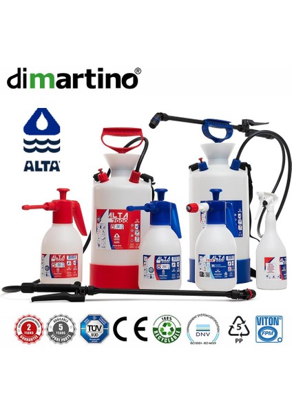 Dimartino ALTA 7000 EPDM Sıvı Pompası 8 Lt.