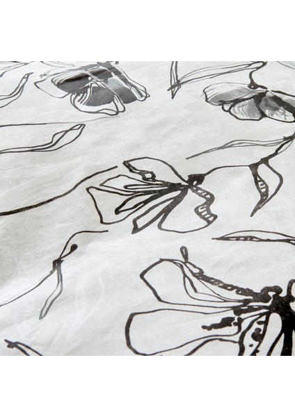 Lucinda %100 Pamuk Çift Kişilik Nevresim Takımı Siyah fırsatları