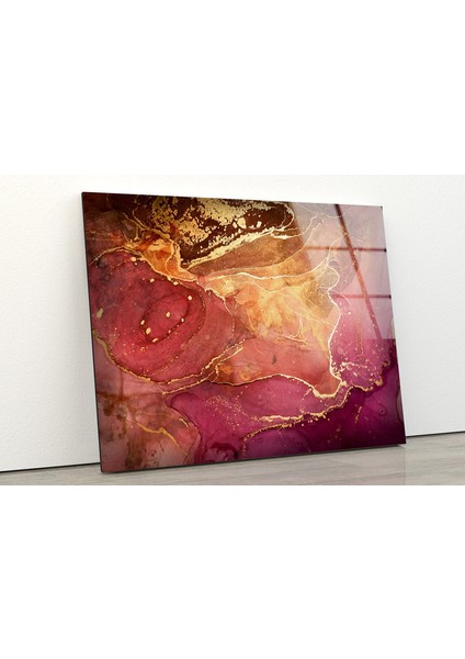 Doğa ve Canlılık Mermer Temperli Cam Duvar Tablosu fiyatları