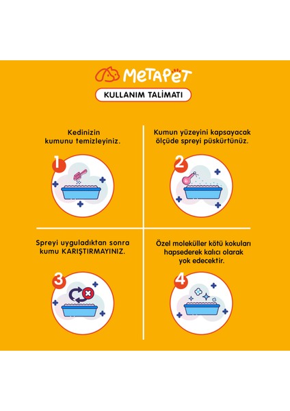 Parfümsüz Özel Kedi Kumu Koku Giderici, Doğal Ve Kokusuz/naturel Kedi Tuvaleti Için Sprey, 400 ml modelleri
