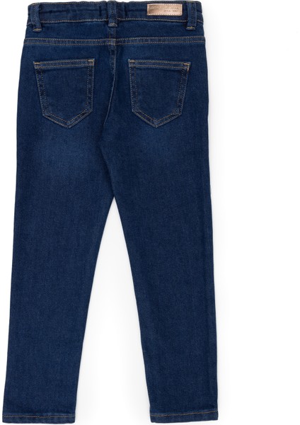 U.S. Polo Assn. Kız Çocuk Koyu Mavi Jean Pantolon 50275505-DN0023