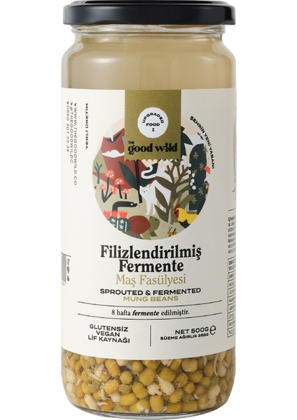 The Good Wild Filizlendirilmiş Fermente Maş Fasulyesi 500 gr