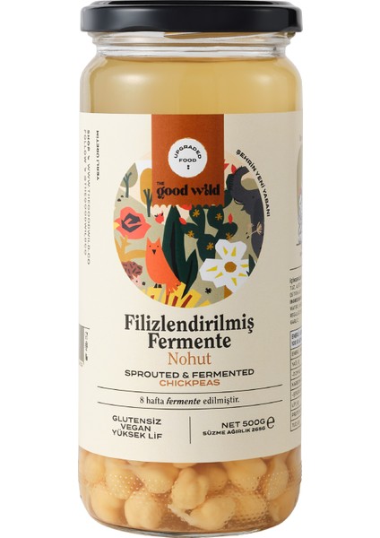 The Good Wild Filizlendirilmiş Fermente Nohut 500 gr