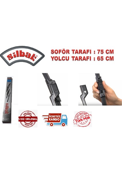 B-Max Silecek Süpürge Takımı Silbak 2012-2017