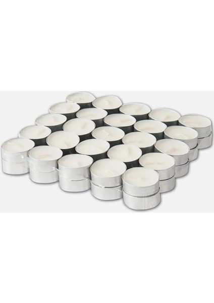 Tealight Mum 50 Adet ( 2,5 - 3 Saat Yanan Tealight Mum ).