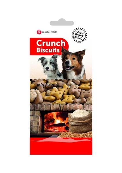 Flamingo Crunch Bisküvi Mini Bones Köpek Ödülü 500GR