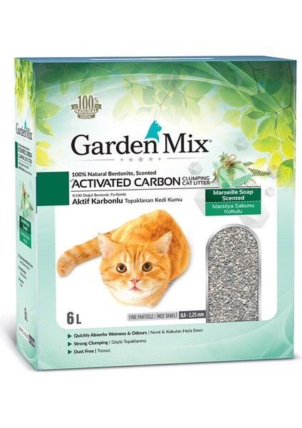 Gardenmix Bentonit Aktif Karbon Mar.Sabun 6Lt fiyatları