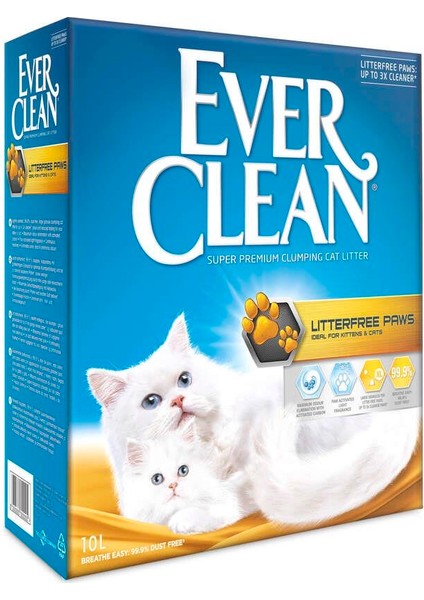 Less Trail/Litter Free Patilere Yapışmayan Topaklanan Kedi Kumu 10lt