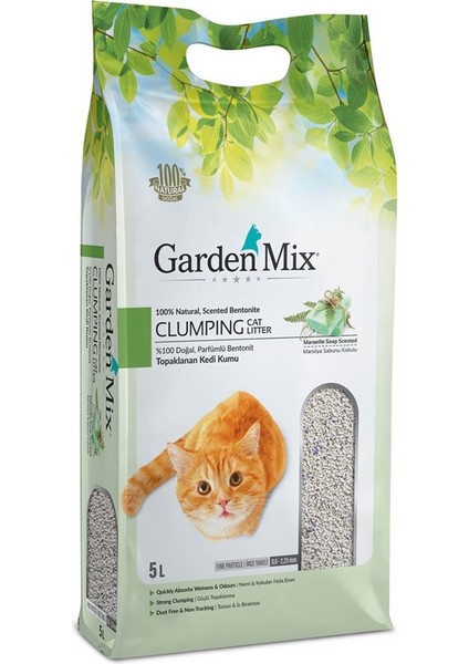 Gardenmix Bentonit Marsilya Sabunu İnce 5L