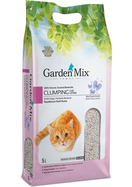 Gardenmix Bentonit Bebek Pudrası İnce 5L fiyatları
