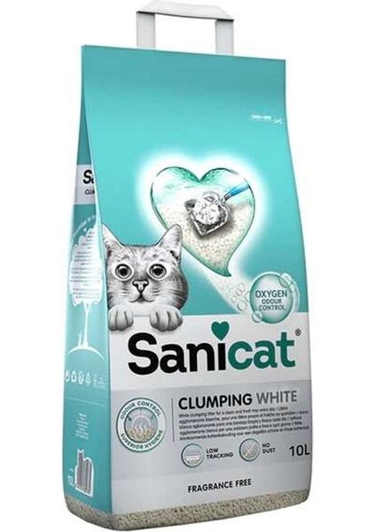 Clumping White Kokusuz Süper Topaklanan Beyaz Kedi Kumu 10 Lt fiyatları