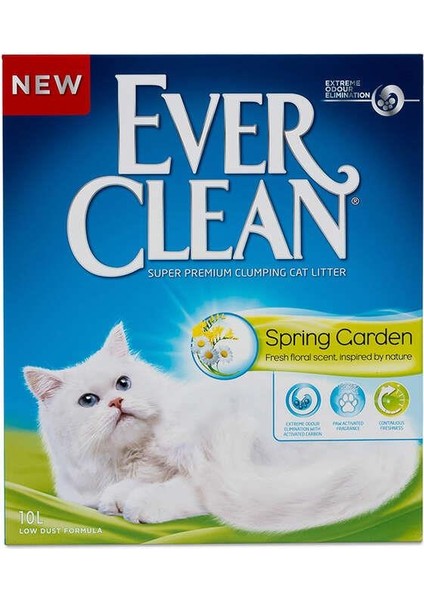 Ever Clean Spring Garden Çiçek Kokulu Topaklanan Kedi Kumu 10 Lt