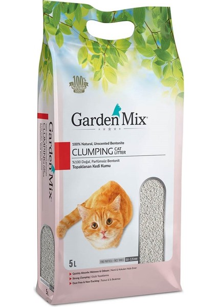 Gardenmix Bentonit Parfümsüz İnce 5L