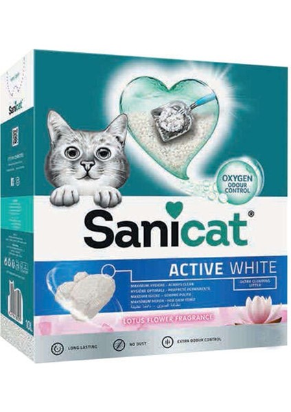 Active White Lotus Çiçeği Kokulu Doğal Kedi Kumu 6 Lt fiyatları