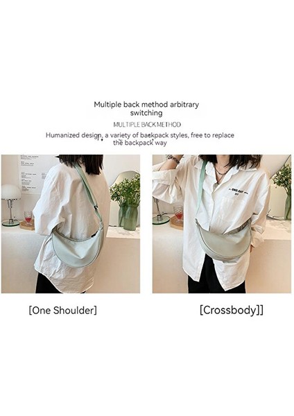 Huiding Up Yeni Stil Naylon Crossbody Hafif Koltuk Altı Tek Omuz Kanvas Çanta (Yurt Dışından)