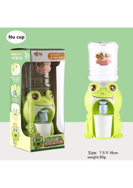 Kurbağa Tarzı Mini Su Sebili Bebek Oyuncak Içme Suyu Soğutucu Gerçekçi Sevimli Çocuklar Cosplsy Sahne Ev Dekorasyonu Karikatür Sarı Ördek (Yurt Dışından)