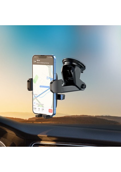 Araç Içi Ön Konsol Telefon-Navigasyon Tutucu Ön Camı Cep Vakumlu Telefon Tutucu BH60 fırsatları
