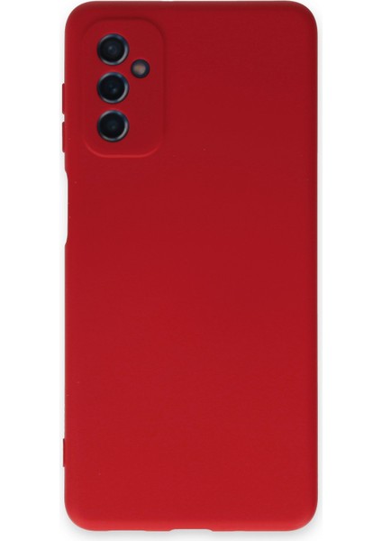 Samsung Galaxy M52 5g Kılıf Nano Içi Kadife Silikon - Kırmızı 300099