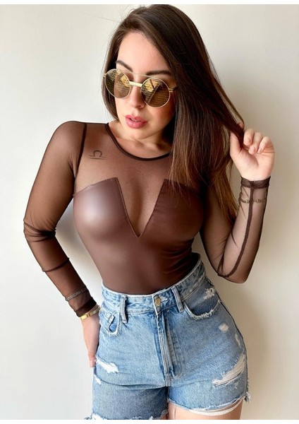 Kadın Suni Deri Bodysuit fiyatları