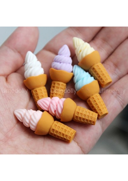 5 Adet D Tarzı Sevimli Ale Minyatür Dollhouse Dondurma Modeli Mini Dondurma Simülasyon Barbies Için Gıda Blyth Doll Mutfak Oyuncak Aksesuarları (Yurt Dışından)