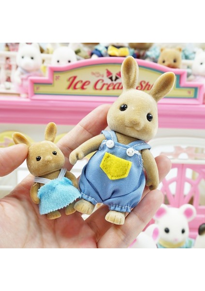 G02 Stili 1:12 Miniatura Dollhouse Mobilya Oyuncak Bebek Bebek Dıy Orman Aile Villa Dalgalanma Yatak Takımları Banyo Oyuncakları Kız Hediyeleri (Yurt Dışından) indirimleri