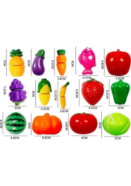NO.885976 Stili Ldren Oyun Evi Oyuncak Kesilmiş Meyve Oyna Pretend Eğitici Oyuncaklar Plastik Sebzeler Pizza Mutfak Oyuncak Çocuklar Için Klasik Oyuncaklar (Yurt Dışından) modelleri