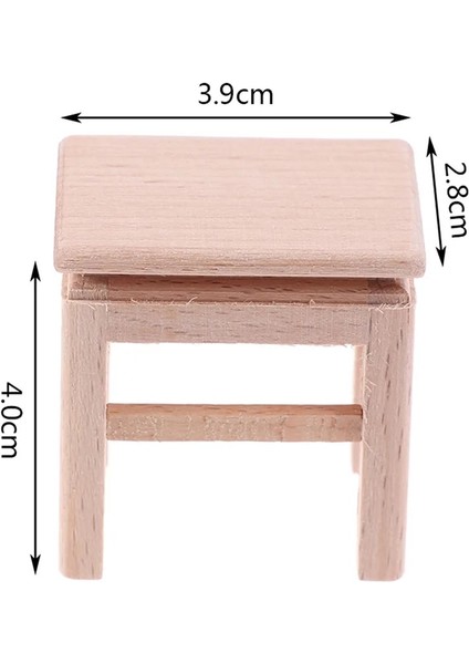 Gümüş Tarzı 19 Çeşit 1:12 Dollhouse Dollhouse Minyatür Mobilya Minyatür Mobilya Maun Renkli Koltuk (Yurt Dışından)