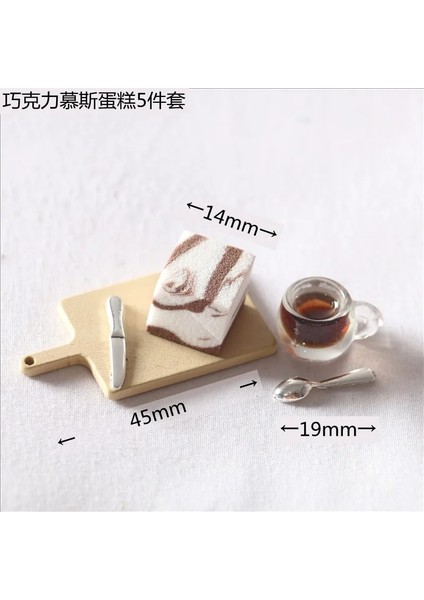 No.10 Tarzı 5 Adet Minyatür Dollhouse Hamburger Suyu Bardağı Fast Food Blyth Barbies Bebek Evi Oyun Mutfak Dondurma Aksesuarları Oyuncak (Yurt Dışından)