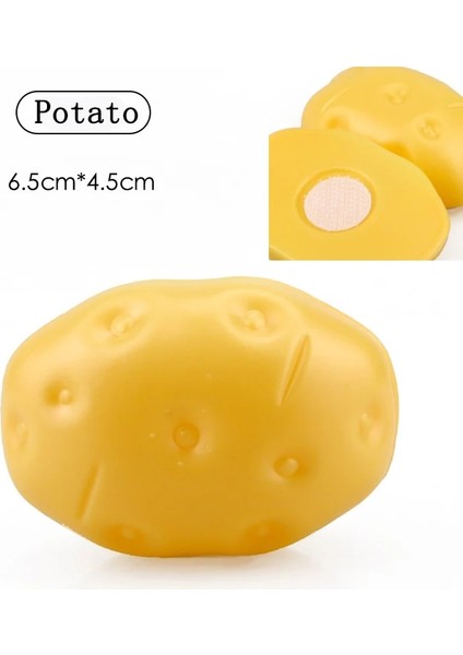 Patates Tarzı Yeni Kesme Meyve Sebze Oyuncak Oyna Pretend Mutfak Oyuncaklar Oyun Evi Minyatür Plastik Pişirme Gıda Çocuk Kız Eğitici Hediye (Yurt Dışından)
