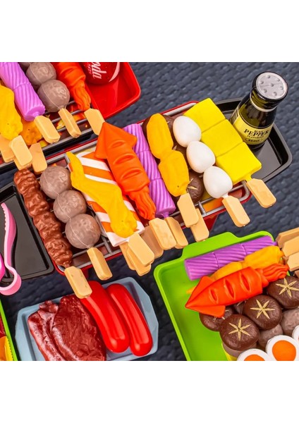 21 Adet-1 Tarzı Oyna Pretend Mutfak Çocuklar Barbekü Oyuncaklar Tencere Pişirme Bebek Simülasyon Gıda Barbekü Rol Oynamak Çocuklar Için Dıy Eğitici Hediyeler (Yurt Dışından) fiyatları