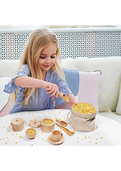Resimde Görüldüğü Gibi 6 Stil Duyusal Çöp Kutusu Araçları Montessori Oyuncaklar Ahşap Çanak Oyuncaklar Mini Ahşap Kepçe Transfer Çalışması Için Ahşap Maşa Ince Motor Öğrenme (Yurt Dışından)