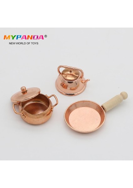 Mavi Stil Ale Dollhouse Minyatür Simülasyon Kızartma Tavası Tencere Su Isıtıcısı Tencere Pişirme Mikro Vapur Mutfak Gereçleri Oyuncak (Yurt Dışından) fırsatları