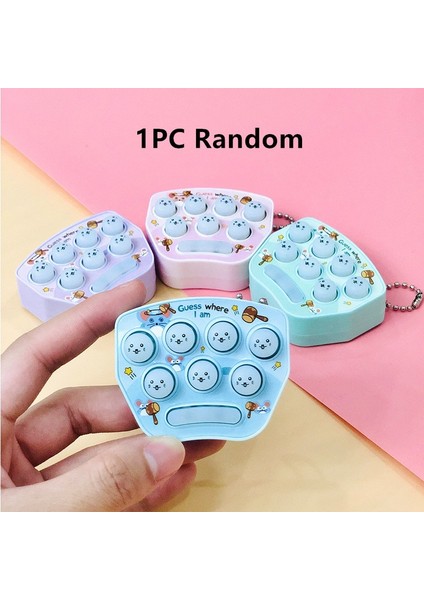1 Adet Rastgele Stil Kawaii Fidget Oyuncaklar Mini Kedi Paw Oyunu Anahtarlık Çocuklar Yetişkinler Için LED Elektronik Hafıza Oyunları Anksiyete Stres Giderici Oyuncaklar Juguetes (Yurt Dışından)