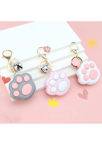 1 Adet Rastgele Stil Kawaii Fidget Oyuncaklar Mini Kedi Paw Oyunu Anahtarlık Çocuklar Yetişkinler Için LED Elektronik Hafıza Oyunları Anksiyete Stres Giderici Oyuncaklar Juguetes (Yurt Dışından)