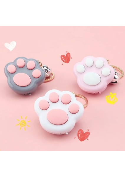 1 Adet Rastgele Stil Kawaii Fidget Oyuncaklar Mini Kedi Paw Oyunu Anahtarlık Çocuklar Yetişkinler Için LED Elektronik Hafıza Oyunları Anksiyete Stres Giderici Oyuncaklar Juguetes (Yurt Dışından)