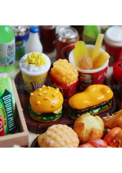 6 Adet Sundae Tarzı 1:6 Minyatür Dollhouse Gıda Süpermarket Mack Simülasyon Kek Şarap Içecek Blyth Barbie Için Bebek Mutfak Aksesuarları Oyuncak (Yurt Dışından)