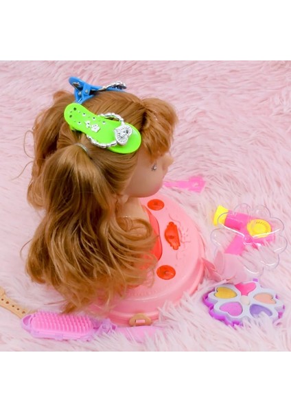 MY338-3 Stili Sıcak Satış Kafa Bebek Prenses Yarım Vücut Saç Güzellik Moda Oyuncak Doğum Günü Hediyesi Mevcut Oyunlar Çocuklar Kızlar Için Makyaj Seti (Yurt Dışından) fırsatları