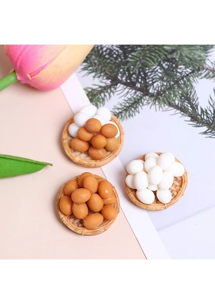 Bir Stil Yeni 1:12 Ölçekli Dollhouse Minyatür Mini Yumurta ile Yumurta Tepsileri Modeli Mutfak Aksesuarları Oyuncaklar Bebek Evi Pişirme Oyunu Gıda (Yurt Dışından) modelleri